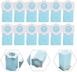 Stofzakken-geschikt voor-Makita-12-Stuks-Antibacterieel-Blauw-Vervangt-194566-1-voor-DCL182-CL107FD-DCL282-CL121D-CL002G-Accustofzuiger — thumbnail 1