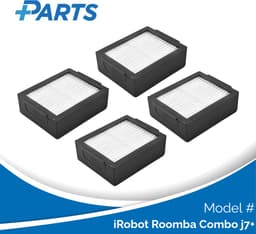 iRobot Roomba Combo j7+ Filters (4 Stuks, Plus.Parts® alternatief voor 4785883 / 4785887) — thumbnail 1