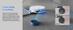 ECOVACS - DEEBOT T50 Max Pro Omni Gen 2 - Stofzuig- en dweilrobot - 18.500 Pa zuigkracht- Zelfreinigende Robotstofzuiger met Warmwater – Dweilsysteem - Automatisch Leegstation - Geschikt voor dierenharen — thumbnail 4