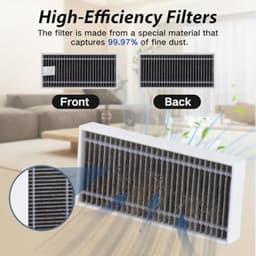 PromoHome Accessoires voor Ecovacs X11 Omnicyclone / X11 Pro Omni stofzuiger, 1 hoofdborstel, 1 rol schoonmaakdoeken, 4 zijborstels, 4 HEPA-filters, 1 reinigingsgereedschap . — thumbnail 1