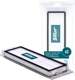 Sillar, set 2 stofzuigerfilter, HEPA, luchtfilter, geschikt voor robotstogzuiger Xiaomi Roborock E20 E25 E35 Lite C10 S5 S50, vervanging — thumbnail 3