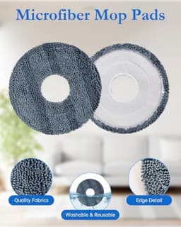 22 stuks reserveonderdelen geschikt voor Eufy Omni C20 stofzuiger, accessoireset met 2 hoofdborstels, 6 zijborstels, 6 dweilen, 6 filters, 1 reinigingsborstel, 1 schroevendraaier — thumbnail 3