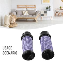 2x HEPA-filters geschikt voor H70-handstofzuigeraccessoires — thumbnail 2