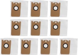 Vervangende stofzuigerzakken - 10 stuks - geschikt voor Lubluelu robotstofzuiger SL60D - S9 - SD85 - geschikt voor Proscenic M7pro - V980 veegrobot - Gebruiksvriendelijk - Grote opbergruimte - Stofzuigeraccessoires - Wit — thumbnail 1