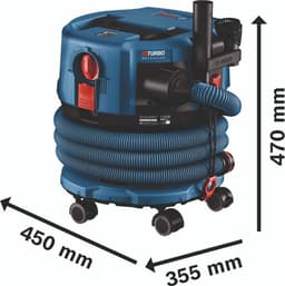 Bosch GAS 18V-12 MC Professionele snoerloze stofzuiger BITURBO Brushless + 1x ProCore accu 5,5 Ah + accessoires - zonder lader — thumbnail 2