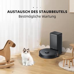 10 stofzakken voor Eufy Clean X8 Pro / X10 Pro Omni robotstofzuiger, geschikt voor zelfreinigend station, vervangende zak, accessoires, stofzuigerzakken, reserveonderdelen — thumbnail 5