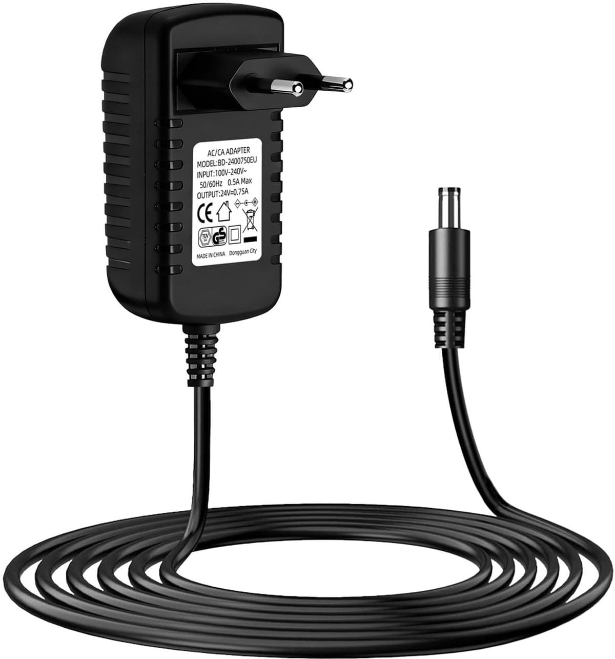 Oplader - 24 V - 0,75 A - voor stofzuiger — afbeelding 1