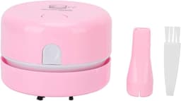Desktop Stofzuiger - Mini Tafelreiniger - Bureau Opruimen - Krachtige Hoge Snelheid - Compact Formaat - Roze — thumbnail 1