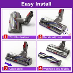 Verbeterde Motorhead Reinigingskop voor Dyson V10 Stofzuiger — thumbnail 4