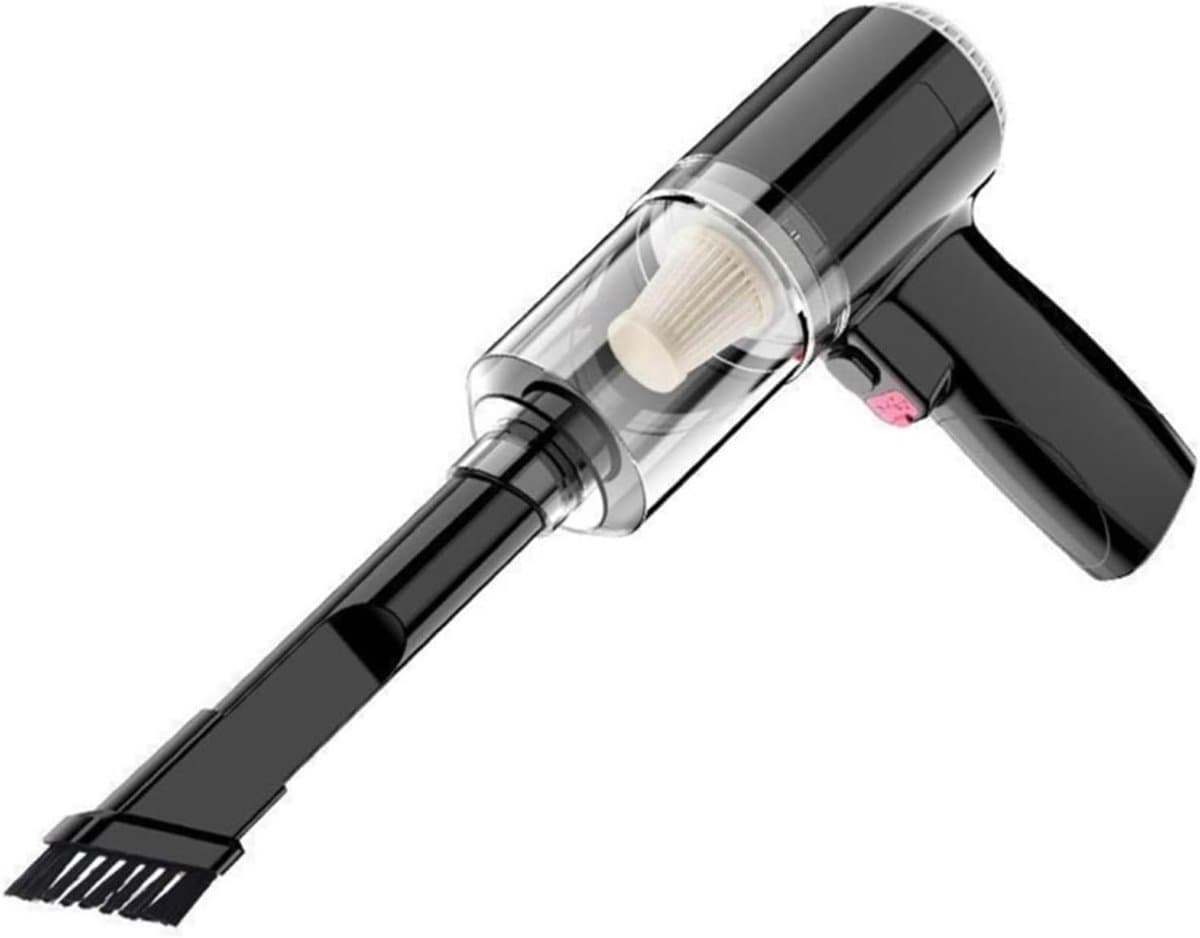 Draagbare Stofzuiger - Handstofzuiger Oplaadbaar - Auto en Huis - Krachtige Zuigkracht - 6.49x5.7x1.57 inch - One Color — afbeelding 1