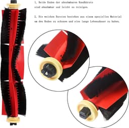Compatibel Geschikt voor Roborock S5- en S6-accessoires, 2 hoofdborstels, 3 zijborstels — thumbnail 2