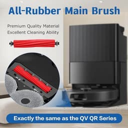 Vervangende accessoireset voor Roborock Qrevo S Pro, QV 35A/35S, QR 598/798 – 18-delige set met hoofdborstel, zijborstels, filters, doeken, stofzakken en reinigingsborstel — thumbnail 3
