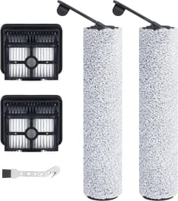 Allecto Plus - Borstelrol filter reserveonderdelen voor nat-droog-stofzuiger - Set van 2 borstelrollen en 2 HEPA-filters - Inclusief reinigingsborstel — thumbnail 1