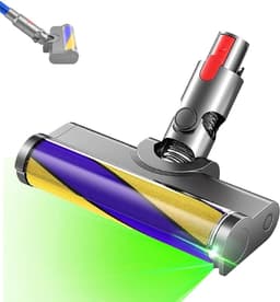 Geschikt voor Dyson V15 V11 V10 V8 V7 Stofzuiger Stofdetector, Vervangend Accessoire voor Zachte Rolborstel voor Hardhouten Vloeren met Optisch Groen Licht - Verbeterd Vermogen, Snelheid en Levensduur — thumbnail 1