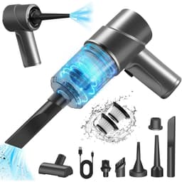EXCITAT Handheld stofzuiger - Autostofzuiger - Draadloze autostofzuiger - 3 in 1 - Met 2 HEPA filters - Voor auto, kantoor en thuis — thumbnail 1