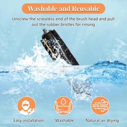 Borstel Geschikt voor Dreame X40 Ultra Complete / L40 Ultra / L10s Pro Ultra / L10 Ultra / L20 Ultra / X30 Ultra / X40 Master stofzuiger accessoires, hoofdborstel reiniging haarvilten — thumbnail 3