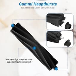 Accessoireset geschikt voor Ecovacs Deebot T20 Omni / T20e Omni - 4 Antibacteriële Stofzakken, 1 Hoofdborstel, 4 HEPA-filters, 4 Reinigingsdoeken, 6 Zijborstels — thumbnail 5