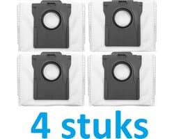 4 x stofzuigerzak voor de robot Dreame X30 - X40 - L10s ultra pro heat - X50 - Grote capaciteit tot 3L - beste kwaliteit vervangingen - voor Dreame L10s pro Ultra/L10s Pro Ultra Heat/X40 Ultra E12/L40 Ultra/L10s Ultra Gen2 - stofzuigerzakken