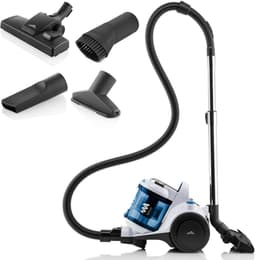 ETA Ambito Stofzuiger zonder Zak met ECO-motor en Opzetstukken – HEPA 12 Filter – Actieradius 8 Meter – 360° Draaibaar – 1,5 Liter – Wit — thumbnail 1