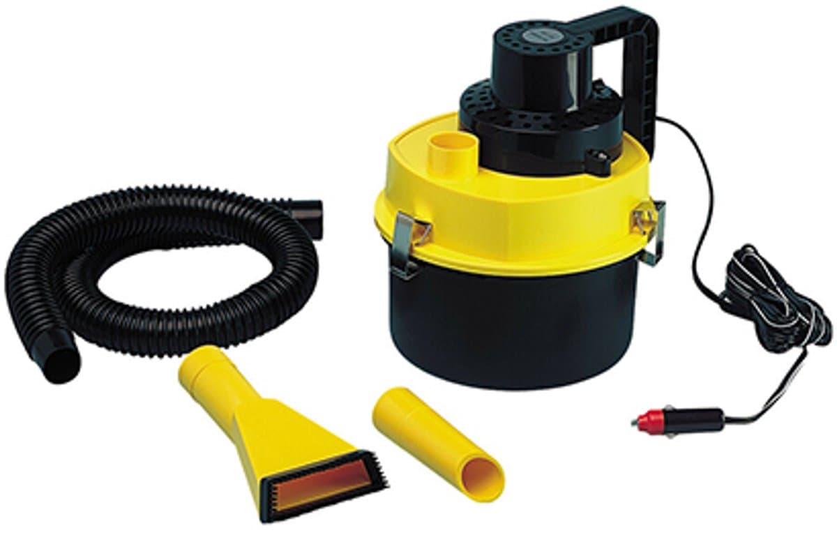 Stofzuiger – 12V – 160W – met opvangbak – 400 cm kabel | Voor auto, vrachten, caravan en camper — afbeelding 1