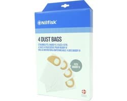 Nilfisk Buddy Serie - Synthestische Stofzakken - 4 st