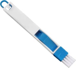 Groefreiniger - Spleetreiniger Borstel - Kieren Schoonmaken - Afneembaar Stofbakje - 1 stuks - Blauw — thumbnail 1