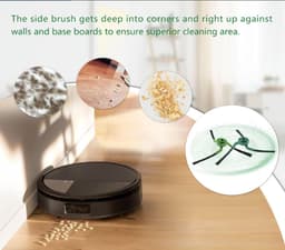 5 paar Zijborstel - voor het reinigen van randen - compatibel met iRobot Roomba Max 707 Combo/Max 705 Combo robotstofzuigers — thumbnail 5