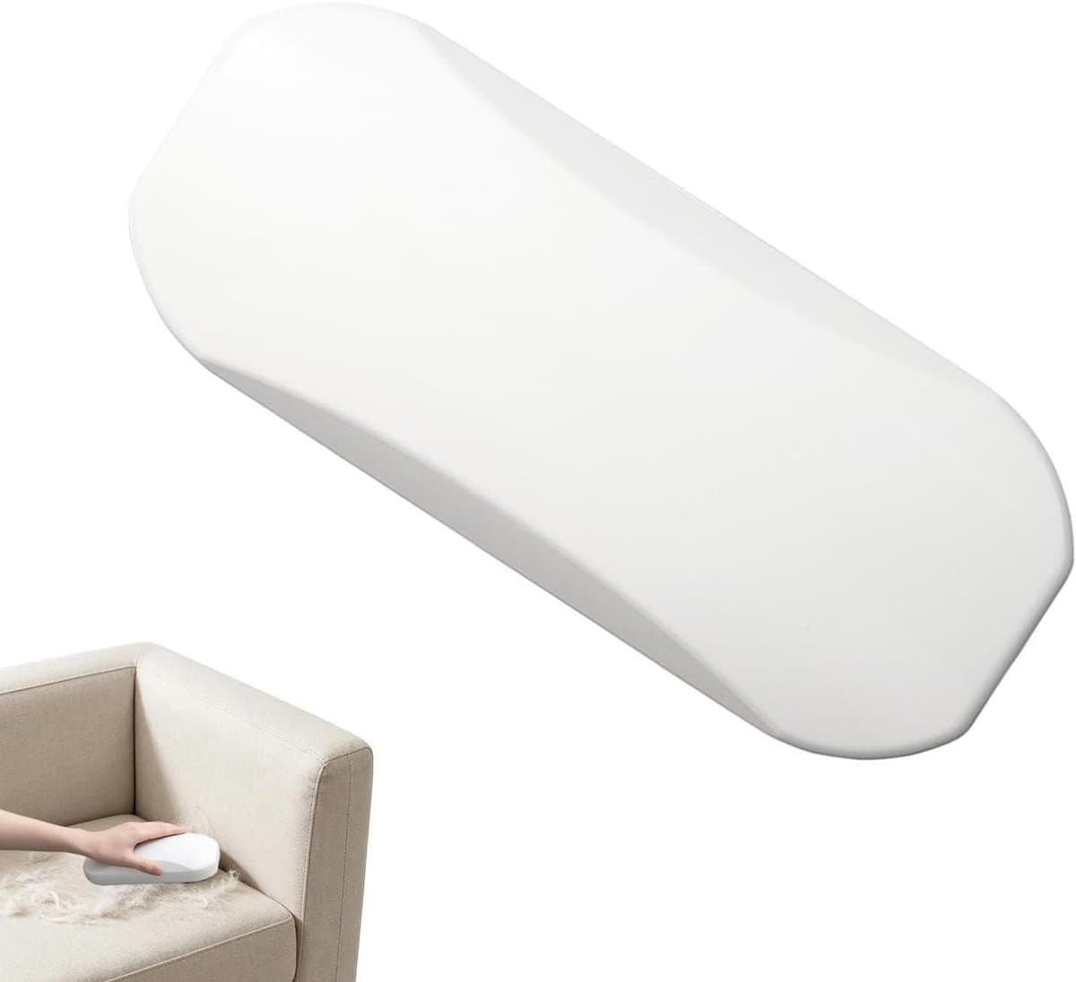 Tafelkruimelschraper - Handige borstel - Snel opruimen - Ergonomische greep - 19.8 cm lengte - Wit — afbeelding 1