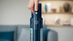 Philips Steelstofzuiger met Dweilfunctie XC5041/01 Aqua - Draadloos en Zonder Zak - Zuigmond met LED Verlichting - Kruimeldief - Batterijduur tot 60 min - Lichtgewicht - Blauw — thumbnail 3