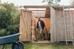 Nat-droogstofzuiger - Industriële stofzuiger - Klusjes en werkplaats - Krachtige zuigkracht - 25 Liter tank - Geel — thumbnail 4
