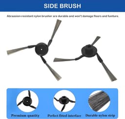 9-Delige Accessoireset geschikt voor Dreame L10s Pro Ultra Heat & L10s Ultra Gen 2 - Onderhoudskit met Hoofdborstel - HEPA Filters - Dweildoeken - Zijborstels - Stofzuigerzakken - Reserveonderdelen Pakket — thumbnail 5