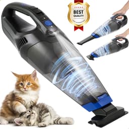 AG Kruimeldief Draadloos - Handstofzuiger - Kruimelzuiger - Stil & Krachtig 100W - Auto & Huis - LED - Opzetstukken - Extra HEPA Filter - Compact - Huisdieren — thumbnail 1