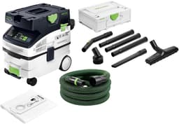 Festool CTM MIDI I CLEANTEC mobiele afzuigunit 1200 watt 15 l stofklasse M + RS-ST D 27/36-Plus standaard reinigingsset — thumbnail 1