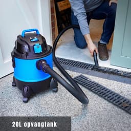 DYNA® Bouwstofzuiger Zonder Zak - Alleszuiger Met Accessoires - Stofzuiger - Zwart/Blauw - 33cm x 34cm x 45cm — thumbnail 3