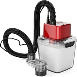 CNC Stofzuiger Kit - Stofafzuiging - Stofvrij Graveren - Automatische Start/Stop - 170mm x 170mm - Transparant Bordeaux — thumbnail 1