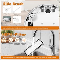 Accessoires gescht voor Roborock Qrevo Pro/Qrevo S/Qrevo MaxV, Reserveonderdelen Robot Stofzuiger Stofzakken Hoofdborstel Doeken Filters Zijborstels Reserveonderdelen — thumbnail 3