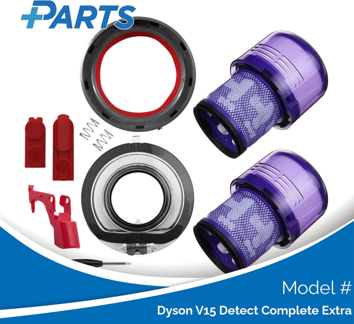 Dyson V15 Detect Complete Extra Onderhoudsset (Plus.Parts® alternatief voor 970013-02) — afbeelding 1