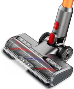 LED-verlichtte Motoriseerde Turbo Borstel Geschikt voor Dyson V7 V8 V10 V11 V15, Snelloset met Rollenborstel voor Tapijten, Parket en Tegelwerk — thumbnail 1