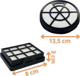 Filter voor Bosch vervangingsfilter 17006053/17001740/12025213 [Pack 4] BBZ152EF série 2 (BGC05) stofzuiger — thumbnail 3