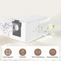 12 stofzuigerzakken voor Dreame L10s Ultra Gen 2 & 3, L10s Pro Ultra Heat, L20/L30s/L40/L40s/L50/X30/X40/X50 Ultra, L20/X50 Ultra Complete, L40 Ultra AE, X30/X40 Pro, Mova S70 E30/40 P50/50s Z60 Ultra — thumbnail 3