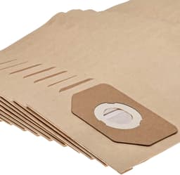 vhbw 10x stofzakken, compatibel met Parkside (Lidl) PNTS1400/B1, PNTS1500, PNTS 30/4, PNTS 30/5, PNTS 30/6 S stofzuigers – 30 cm x 17,5 cm bruin — thumbnail 1