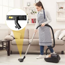 Droogzuigmond reservestofzuiger vloerzuigmond accessoires - Vloerzuigmond voor Kärcher WD3, WD4, WD5, WD6 - Combinatie voor Droge & Natte Reiniging - Tandenborstelhouder — thumbnail 2