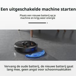 Stofzuigeraccu - 14,4 V - 6400 mAh - voor Eufy RoboVac X8 — thumbnail 3