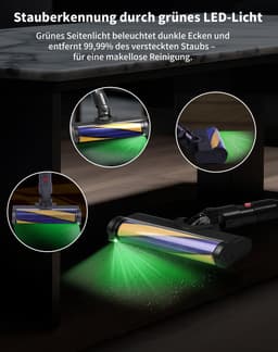 Stofzuigerborstel - LED-verlichting - Voor harde vloeren — thumbnail 2