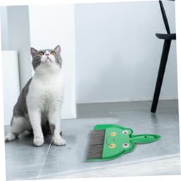 Mini Stofzuiger en Borstelset - Kleine Bezem - Bureau Reinigen - Compact Clip Ontwerp - 18 x 23 cm - Groen — thumbnail 2