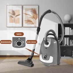 KIRA® Karcher - Krachtige Alleszuiger voor Nat & Droog - Professionele Bouwstofzuiger - Grijs - 33cm x 31cm x 53cm — thumbnail 5