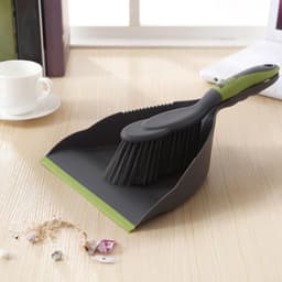 Kleine bezem stofpan - Handreinigingsset - Snelle schoonmaak - Compact en draagbaar - N.v.t. - Multikleur — thumbnail 2