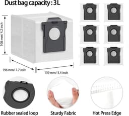 GROTE accessoire set compatibel met Dreame X60 - X60 ULTRA MAX - 22 onderdelen — thumbnail 4