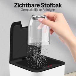 Happyment Draadloze Auto Stofzuiger - USB-C - 2 in 1 Multifunctioneel Stofzuigertje - Auto Oplader - Kruimelzuiger - Zwart — thumbnail 4