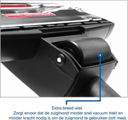 Dparts Stofzuigermond Universeel geschikt voor Siemens en Bosch stofzuigers - Combizuigmond met brede wiel - Combi-zuigmond geschikt voor vloerbedekking en gladde vloeren - Combi zuigmond 35mm — thumbnail 2